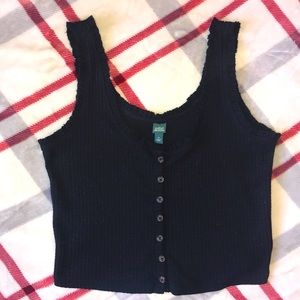 Wild Fable Target brand waffle ruffle tank top